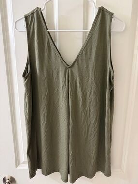 Tommy Bahama Olive Green Sleeveless Top